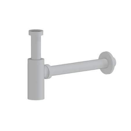 Umyvadlový sifon SAT Project 5/4 DN32 bílá mat plast SATSIFMPLWM