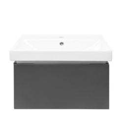 Koupelnová skříňka s umyvadlem SAT Feel 60x30x46 cm antracit mat SATFEEL60ANTU1