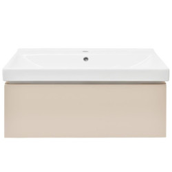 Koupelnová skříňka s umyvadlem SAT Feel 100x30x46 cm pískově béžová mat SATFEEL100BEU1