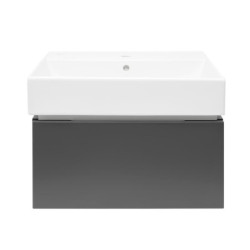 Koupelnová skříňka s umyvadlem SAT Feel 60x30x46 cm antracit mat SATFEEL60ANTU2