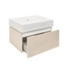 Koupelnová skříňka s umyvadlem SAT Feel 60x30x46 cm pískově béžová mat SATFEEL60BEU2