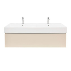 Koupelnová skříňka s umyvadlem SAT Feel 120x30x46 cm pískově béžová mat SATFEEL120BEU2B