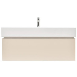 Koupelnová skříňka s umyvadlem SAT Feel 100x30x46 cm pískově béžová mat SATFEEL100BEU2B