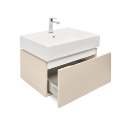 Koupelnová skříňka s umyvadlem SAT Feel 60x30x46 cm pískově béžová mat SATFEEL60BEU2B