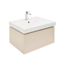 Koupelnová skříňka s umyvadlem SAT Feel 60x30x46 cm pískově béžová mat SATFEEL60BEU1B