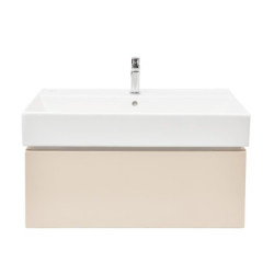 Koupelnová skříňka s umyvadlem SAT Feel 80x30x46 cm pískově béžová mat SATFEEL80BEU2B