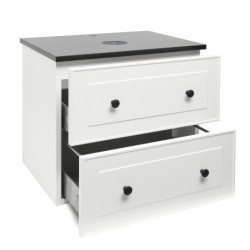 Koupelnová skříňka s krycí deskou Naturel Forli 60x45x46 cm bílá lesk FORLI60BIZ