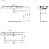 Nábytkové umyvadlo Ideal Standard Connect air 104x46 cm otvor pro baterii uprostřed E027401