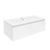Koupelnová skříňka s umyvadlem SAT B-WAY 99x30x45 cm bílá lesk BWAY100WU4