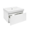Koupelnová skříňka s umyvadlem SAT B-WAY 59x30x45 cm bílá lesk BWAY60WU1