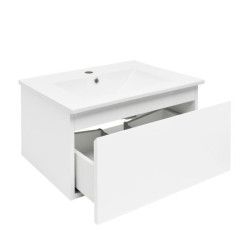 Koupelnová skříňka s umyvadlem SAT B-WAY 59x30x45 cm bílá lesk BWAY60WU4