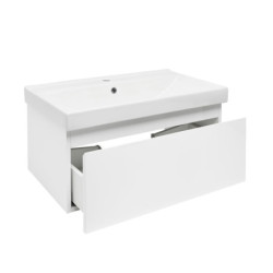 Koupelnová skříňka s umyvadlem SAT B-WAY 79x30x45 cm bílá lesk BWAY80WU1