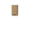 Koupelnová skříňka nízká s černou úchytkou SAT Cube Way 32,5x63x20 cm dub Hickory mat CUBE3CH32DH