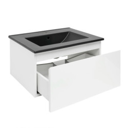 Koupelnová skříňka s umyvadlem SAT B-WAY 59x30x45 cm bílá lesk BWAY60WU4B