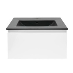 Koupelnová skříňka s umyvadlem SAT B-WAY 59x30x45 cm bílá lesk BWAY60WU4B