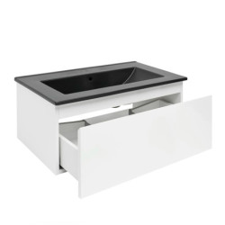 Koupelnová skříňka s umyvadlem SAT B-WAY 79x30x45 cm bílá lesk BWAY80WU4B