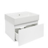 Koupelnová skříňka s umyvadlem SAT B-WAY 59x30x45 cm bílá lesk BWAY60WU2