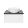 Koupelnová skříňka s krycí deskou SAT B-WAY 59x30x45 cm bílá lesk BWAY60WZ
