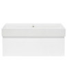 Koupelnová skříňka s umyvadlem SAT B-WAY 99x30x45 cm bílá lesk BWAY100WU2