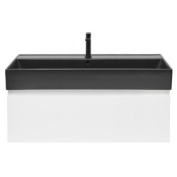 Koupelnová skříňka s umyvadlem SAT B-WAY 99x30x45 cm bílá lesk BWAY100WU2BB