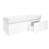 Koupelnová skříňka s umyvadlem SAT B-WAY 119x30x45 cm bílá lesk BWAY120WU2