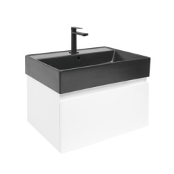 Koupelnová skříňka s umyvadlem SAT B-WAY 59x30x45 cm bílá lesk BWAY60WU2BB