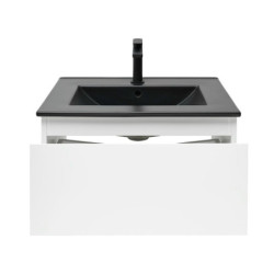Koupelnová skříňka s umyvadlem SAT B-WAY 59x30x45 cm bílá lesk BWAY60WU4BB