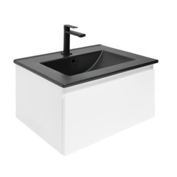 Koupelnová skříňka s umyvadlem SAT B-WAY 59x30x45 cm bílá lesk BWAY60WU4BB