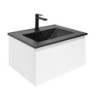 Koupelnová skříňka s umyvadlem SAT B-WAY 59x30x45 cm bílá lesk BWAY60WU4BB