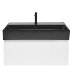 Koupelnová skříňka s umyvadlem SAT B-WAY 79x30x45 cm bílá lesk BWAY80WU2BB