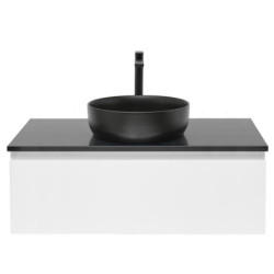 Koupelnová skříňka s krycí deskou SAT B-WAY 99x30x45 cm bílá lesk BWAY100WZUB