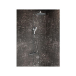 Sprchový systém Ravak Flat s termostatickou baterií chrom X070442