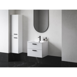 Koupelnová skříňka vysoká Ravak Chrome II 39x150x29 cm bílá lesk X000001748