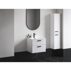 Koupelnová skříňka vysoká Ravak Chrome II 39x150x29 cm bílá lesk X000001749
