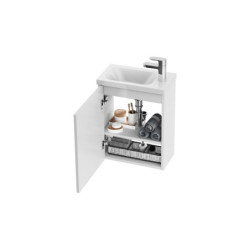 Koupelnová skříňka pod umyvadlo Ravak Chrome II 40x50x22 cm bílá lesk X000001782