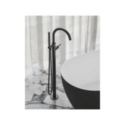 Vanová baterie Ravak Espirit bez podomítkového tělesa černá matná X070501