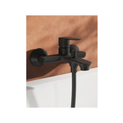 Vanová baterie Ravak Life  bez sprchového setu 150 mm černá X070479