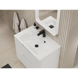 Umyvadlo Ravak Classic Slim 80x45 cm otvor pro baterii uprostřed XJX01180001