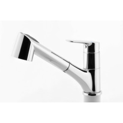 Dřezová baterie Novaservis Metalia 54 s vytahovací sprškou chrom 54081,0