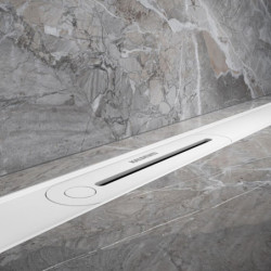 Sprchový žlab Kaldewei Flowline Zero 90 cm nerez bílá mat 940000010711