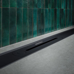 Sprchový žlab Kaldewei Flowline Zero 150 cm nerez černá mat 940200010676