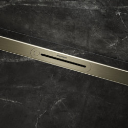 Sprchový žlab Kaldewei Flowline Zero 90 cm nerez kartáčovaná šampaňská 940000010931