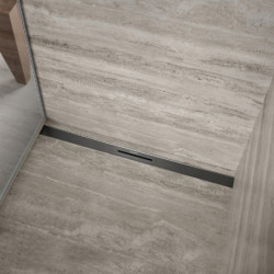 Sprchový žlab Kaldewei Flowline Zero 90 cm nerez kartáčovaný grafit 940000010932