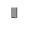 Koupelnová skříňka nízká s černou úchytkou SAT Cube Way 32,5x63x20 cm beton mat CUBE3CH32BE