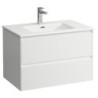 Koupelnová skříňka s umyvadlem Laufen Pro S 80x50x53,5 cm bílá mat H8649652601041