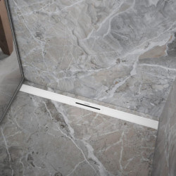 Sprchový žlab Kaldewei Flowline Zero 120 cm nerez bílá mat 940100010711