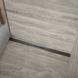 Sprchový žlab Kaldewei Flowline Zero 120 cm nerez kartáčovaný grafit 940100010932