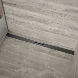 Sprchový žlab Kaldewei Flowline Zero 150 cm nerez kartáčovaný grafit 940200010932