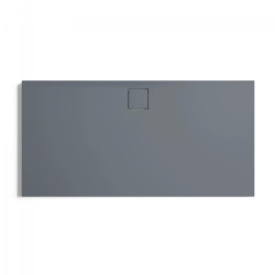 Sprchová vanička obdélníková Hüppe EasyFlat 140x100 cm litý mramor šedá matná EF0117.026