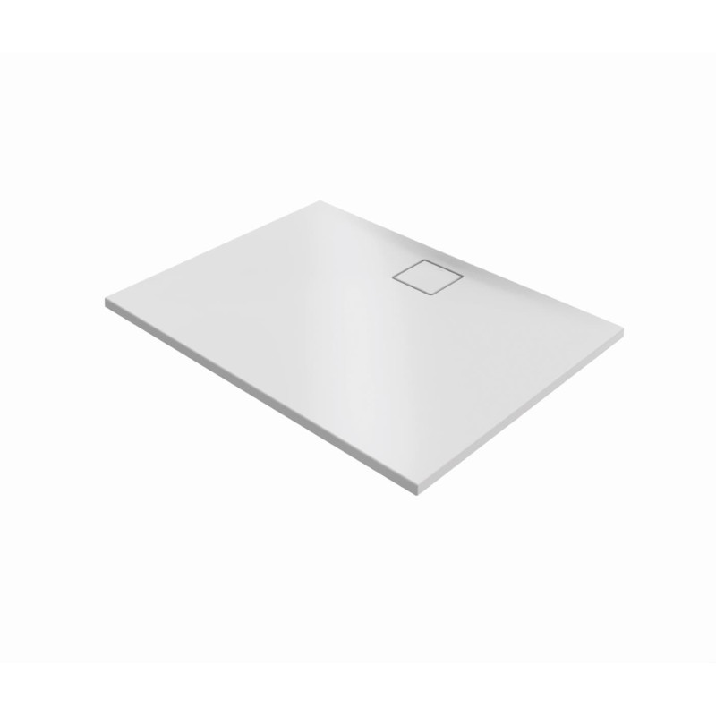 Sprchová vanička obdélníková Hüppe EasyFlat 120x80 cm litý mramor bílá matná EF0104.083